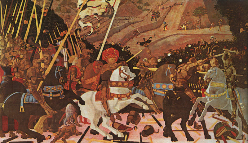 Niccolo Mauruzi da Tolentino at The Battle of San Romano